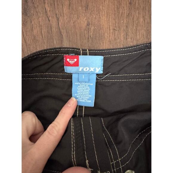 Vintage Y2K Roxy Black Mini Skirt Womens - Picture 2 of 3